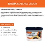 Buy OxyGlow Herbals Papaya Massage Cream, 500g, Clear, Spotfree skin, Glow - Purplle