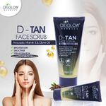Buy OxyGlow Herbals D-TAN Scrub,100g, De-Pigmentation, Exfoliate Dead Skin - Purplle