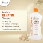 Buy OxyGlow Herbals Keratin shampoo, 500 ml, Repairs dry & damaged hair - Purplle