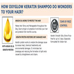 Buy OxyGlow Herbals Keratin shampoo, 500 ml, Repairs dry & damaged hair - Purplle