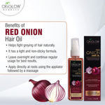 Buy OxyGlow Herbals Onion oil, 100g, Promotes Hair growth, Anti-dandruff - Purplle