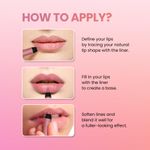 Buy Swiss Beauty Two in One Lip Liner & Lip Filler Natural Pink 01 - 1.6 gm - Purplle