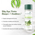 Buy Biotique Soya Protein Intense Repair Shampoo & Conditioner (190 ml) - Purplle