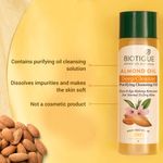 Buy Biotique Almond Oil Deep Cleanse Purifying Cleansing Oil 120ml - Purplle