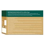 Buy Biotique Gold Radiance Facial Kit 5X10G+15 gm(Gold Kit) - Purplle