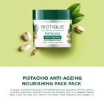 Buy Biotique Pistachio Anti-Ageing Nourishing Face Pack 50gm Jar - Purplle