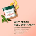 Buy Biotique Peach Clarifying & Refining Peel-Off Mask 50 gm - Purplle