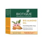 Buy Biotique Almond Oil Nourishing Bathing Bar 75g X 3 Combo - Purplle