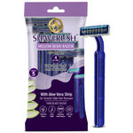 Buy Mom & World ShaveRush Mellow Body Razor, 4 in 1, Stainless Steel, Twin Blade Razor, with Aloe Vera Strip for Smooth Hair Removal, Underarms, Legs, Arms, Bikni Line (Pack of 5) - Purplle