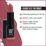 Buy STREET WEAR® Satin Smooth Lipstick -BARE PINK (Pink) - 4.2 gms - Longwear Creme Lipstick, Moisturizing, Creamy Formuation, 100% Color payoff, Enriched with Aloe vera, Vitamin E and Shea Butter - Purplle