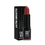 Buy STREET WEAR® Satin Smooth Lipstick -CUTE CRIMSON (Berry) - 4.2 gms - Longwear Creme Lipstick, Moisturizing, Creamy Formuation, 100% Color payoff, Enriched with Aloe vera, Vitamin E and Shea Butter - Purplle