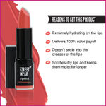 Buy STREET WEAR® Satin Smooth Lipstick -FROSTED PEACH (Peach) - 4.2 gms - Longwear Creme Lipstick, Moisturizing, Creamy Formuation, 100% Color payoff, Enriched with Aloe vera, Vitamin E and Shea Butter - Purplle