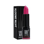 Buy STREET WEAR® Satin Smooth Lipstick -PINK FANTASY (Pink) - 4.2 gms - Longwear Creme Lipstick, Moisturizing, Creamy Formuation, 100% Color payoff, Enriched with Aloe vera, Vitamin E and Shea Butter - Purplle