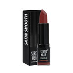 Buy STREET WEAR® Satin Smooth Lipstick -WINE FESTIVAL (Plum) - 4.2 gms - Longwear Creme Lipstick, Moisturizing, Creamy Formuation, 100% Color payoff, Enriched with Aloe vera, Vitamin E and Shea Butter - Purplle