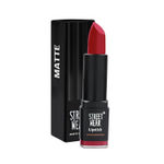 Buy STREET WEAR® Matte Lipstick -DIVA RED (Red/Maroon) - 4.2 gms -Longwear, Velvety texture, Fade-resistant, High Color payoff, Lightweight Matte Lipstick, Plant-based Canuuba wax, Paraben-free - Purplle