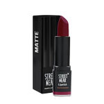 Buy STREET WEAR® Matte Lipstick -MUSHY MAUVE (Mauve) - 4.2 gms -Longwear, Velvety texture, Fade-resistant, High Color payoff, Lightweight Matte Lipstick, Plant-based Canuuba wax, Paraben-free - Purplle