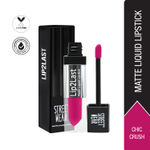 Buy STREET WEAR® Lip2Last -Chic Crush (Red) - 5 ml -Matte Liquid Lipstick, Transferproof, Smudgeproof, Mask Friendly, Non-Drying Formula, Full Coverage, Professional Grade Pigments, Featherweight Formulation, Enriched With Vitamin E - Lasts AM To PM! - Purplle