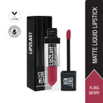 Buy STREET WEAR® Lip2Last -Fling Berry (Berry) - 5 ml -Matte Liquid Lipstick, Transferproof, Smudgeproof, Mask Friendly, Non-Drying Formula, Full Coverage, Professional Grade Pigments, Featherweight Formulation, Enriched With Vitamin E - Lasts AM To PM! - Purplle