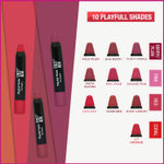 Buy STREET WEAR® Playfull Matte -Insta Raisin (Pink) -Moisturizing Matte Finish Lipstick, Full Coverage, Non-Drying Formula, Intense Pigment, Enriched With Shea Butter, Vitamin C, Vitamin E, Longwear Moisturizing Crayon Lipstick - Purplle