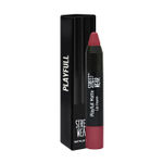 Buy STREET WEAR® Playfull Matte -YOLO Plum (Berry) - 2.9 gms -Moisturizing Matte Finish Lipstick, Full Coverage, Non-Drying Formula, Intense Pigment, Enriched With Shea Butter, Vitamin C, Vitamin E, Longwear Moisturizing Crayon Lipstick - Purplle