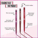 Buy STREET WEAR® Lip Liner -Russet Brown (Brown) - 0.30gms -Smooth, Creamy texture, Non-drying, Pillow soft Formulation, Rich Color payoff, One Stroke Applicaation, Enriched with Vitamin E - Purplle