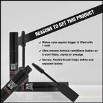Buy STREET WEAR® Mascara -KNIGHT BLACK (Black) - Voluminous Lash Lift, Non Clumping, Flake Free, Smudge Free, 100% Waterproof Formulation, Enriched with Aloe Vera, Vitamin E and Panthenol - Purplle