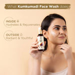 Buy Bella Vita Organic Kumkumadi Face Wash with Turmeric, Sandalwood and Saffron 100 ml - Purplle