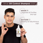 Buy Bella Vita Organic Oil Control Shampoo for Oily Hair and Scalp, Anti Dandruff 200 ml - Purplle