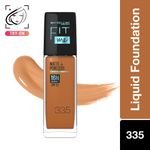 Buy Maybelline New York Fit Me Matte+Poreless Liquid Foundation (With Pump & SPF 22), 335 Classic Tan - Purplle