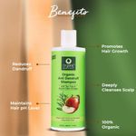 Buy Organic Harvest Anti Dandruff Shampoo with Tea Tree and Apple Cider Vinegar for Women & Men | For All Type Hair | Free from Chemicals, Mineral Oils, Alcohol (500 ml) - Purplle