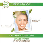 Buy Organic Harvest Sandalwood Soap Bathing Bar, For Skin Moisturisation, Ideal For All Skin Types, 100% Organic, Chemical, Paraben & Sulphate Free a€“ 125 gm Each (Pack of 1) - Purplle