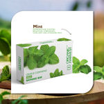 Buy Organic Harvest Mint Soap Bathing Bar, For Skin Moisturisation, Ideal For All Skin Types, 100% Organic, Chemical, Paraben & Sulphate Free a€“ 125 gm Each (Pack of 1) - Purplle