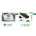 Buy Organic Harvest Charcoal Soap Bathing Bar, For Skin Moisturisation, Ideal For All Skin Types, 100% Organic, Chemical, Paraben & Sulphate Free – 125gm Each (Pack of 1) - Purplle
