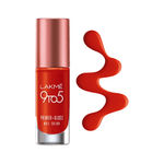 Buy Lakme 9To5 Primer + Gloss Nail Colour, Cherry Red (6 ml) - Purplle