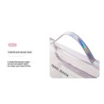 Buy House of Quirk Travel Transparent Cosmetic Bag Women Zipper Clear Makeup Bags Beauty Case Make Up Organizer Storage Bath Toiletry Bag (Transparent Grey)_(WOMENS_POUCH_GREY) - Purplle
