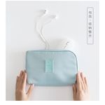 Buy House of Quirk Multi-Function Portable Digital Product Storage Bag Electronic Accessories Travel Data Organizer Cable Organizer Pouch Shock-Proof Charger Data Line Bag - Grey Dark Blue_(UTITLIY_POUCH_DBLU) - Purplle