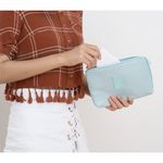 Buy House of Quirk Multi-Function Portable Digital Product Storage Bag Electronic Accessories Travel Data Organizer Cable Organizer Pouch Shock-Proof Charger Data Line Bag - Grey Dark Blue_(UTITLIY_POUCH_DBLU) - Purplle