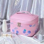 Buy House of Quirk Cosmetic Bag/Professional Makeup Organizer Bag Travel Cosmetic Cases Make up Organizer Toiletry Bags - Pink Blueberry_(FRUIT_MAKEUPBAG_PINK_BLUEBERRY) - Purplle