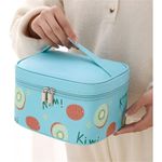 Buy House of Quirk Cosmetic Bag/Professional Makeup Organizer Bag Travel Cosmetic Cases Make up Organizer Toiletry Bags - Pink Blueberry_(FRUIT_MAKEUPBAG_PINK_BLUEBERRY) - Purplle
