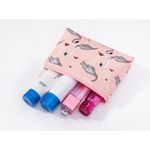 Buy House of Quirk Flamingo Makeup Bag Set for Women Portable 3 Different Sizes Toiletry Bag for Travel Daily Use for Women Girl (Flamingo Dark Blue, Set of 3)_(SET3_FLAMINGO_PO_PIN) - Purplle