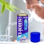 Buy VI-JOHN Shaving Foam for Sensitive Skin with Vitmin E and Anti-Bacterial 400g Each -Shaving Foam for Men (Pack of 3) - Purplle