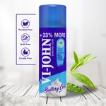 Buy VI-JOHN Shaving Foam for Sensitive Skin with Vitmin E and Anti-Bacterial 400g Each -Shaving Foam for Men (Pack of 3) - Purplle