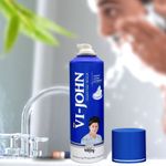 Buy VI-JOHN Shaving Foam Regular with Tea Tree oil, Vitamin with Anti-Bacterial Properties 250g Each -Shaving Foam for Men (Pack of 3) - Purplle