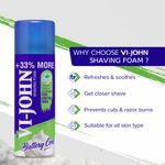 Buy VI-JOHN Shaving Foam For Sensitive Skin (400 Gm Each, (Pack of 3)) (1200 G) - Purplle
