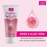Buy VI-JOHN Women Feather Touch Rose & Aloevera ,Sandal & Aloevera ,Aoevera & Cucumber,Haldi & Chandan and Honey Saffron Hair Removal Cream 40g Each -Pack of 5 - Purplle