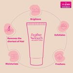 Buy VI-JOHN Women Feather Touch Sandal & Aloevera Hair Removal Cream 40g Each -(Pack of 6) - Purplle