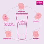 Buy VI-JOHN Women Feather Touch Honey & Saffron Hair Removal Cream 40g Each -(Pack of 6) - Purplle