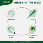 Buy Streax cream Hair colour, 100% Grey Coverage, No Ammonia, Long Lasting Permanent hair colour, Flame Red, 120 ml - Purplle