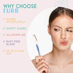 Buy FURR By Pee Safe Face Razor For Women | Razor for Face, Eyebrow, Chin & Upper Lips (Pack of 1) - Purplle