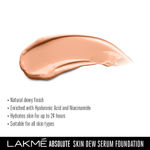Buy Lakme Absolute Skin Dew Serum Foundation Cool Ivory 30 gm - Purplle